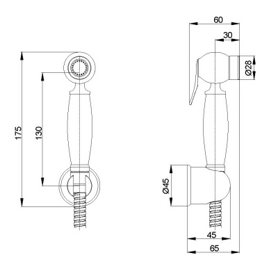 Гигиенический душ Veragio Kit VR.KIT-2228.CR Хром
