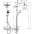 Душевая система Hansgrohe Croma E Showerpipe 27630000 с термостатом Хром Душевая система Hansgrohe Croma E Showerpipe 27630000 с термостатом Хром
