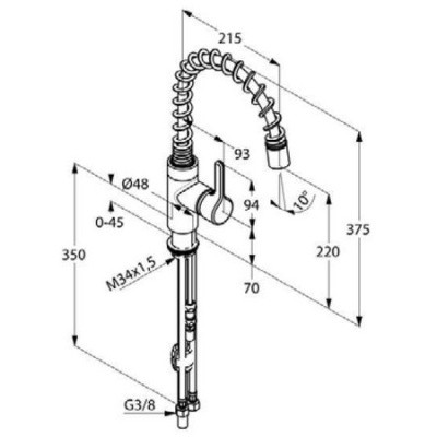 Смеситель для кухни Kludi Bingo Star 428550578 Хром