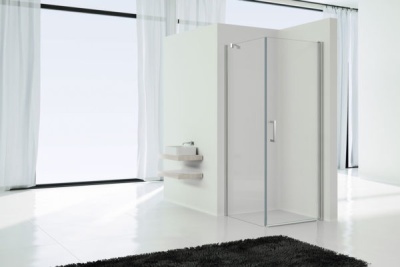 Душевой уголок Vincea Orta 100х90 VSR-1O9010CL профиль Хром стекло прозрачное