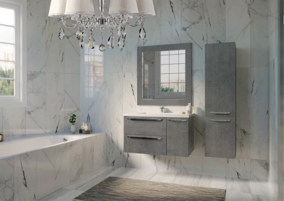 Зеркало Bellezza Луиджи 60 Серое