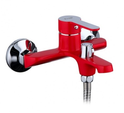 Смеситель для ванны Frap F324 Белый Хром