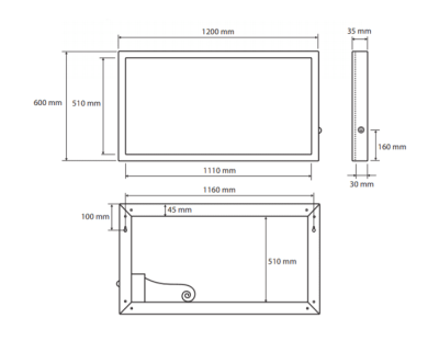 Зеркало Bemeta Hotel 127201719 с подсветкой холодный свет