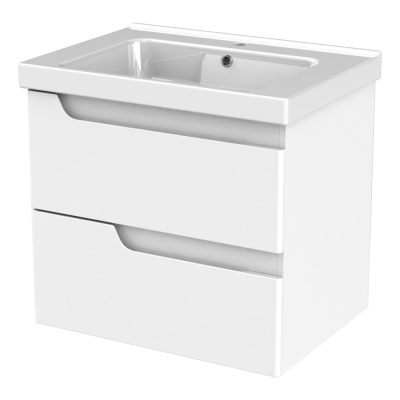 Тумба с раковиной Orange Milano 60-02 ТР-М 60-02 подвесная Белая