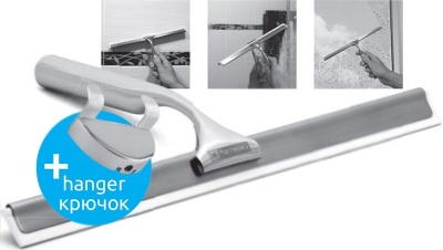 Скребок для душевой кабины Radaway Водосгон SR-002 с держателем Хром