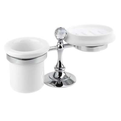 Стакан и мыльница Cezares Olimp STT 01 Хром