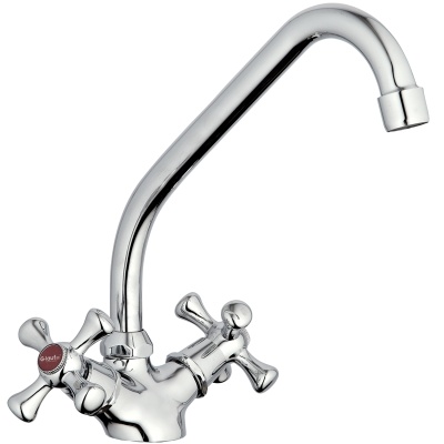 Смеситель для кухни G-Lauf QMT4-A827 Хром