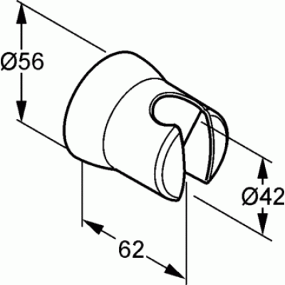 Держатель ручного душа Kludi Sirena 6305005-00 Хром
