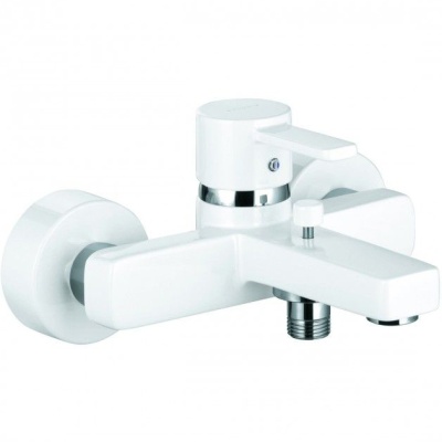 Смеситель для ванны Kludi Zenta 386709175 Белый Хром