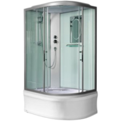 Душевая кабина WeltWasser WW500 Halle 1202 120x90 10000003313 L профиль Хром стекло прозрачное