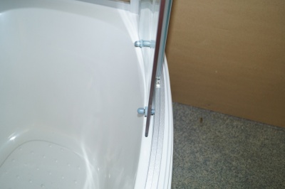 Душевой бокс Parly Bianco BN170 170х215 профиль Сатин стекло матовое