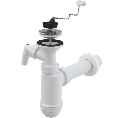 Сифон для раковины Alcaplast A41PR Белый Сифон для раковины Alcaplast A41PR Белый