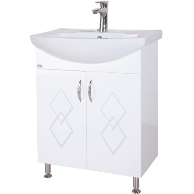 Тумба c раковиной Bellezza Элеганс 65 Белая