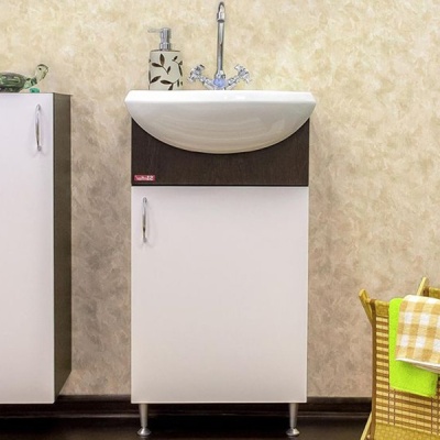 Тумба с раковиной Sanflor Мокко 45 R Н0000000766 Венге Белая