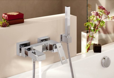 Смеситель для ванны Grohe Eurocube 23140000 Хром