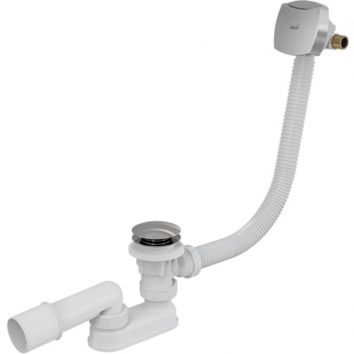 Слив-перелив Alcaplast A509KM-120 Click-Clack Белый Хром Слив-перелив Alcaplast A509KM-120 Click-Clack Белый Хром