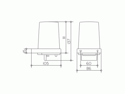 Дозатор для жидкого мыла Keuco Edition 11 11152 019000 Хром