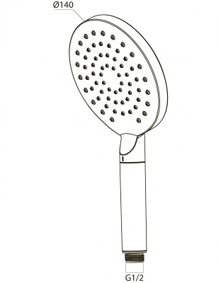 Ручной душ AM.PM Inspire F0250000 Хром