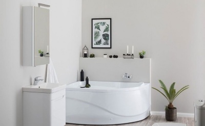 Акриловая ванна Aquanet Graciosa 150x90 L 00203940+243001+204668 с гидромассажем