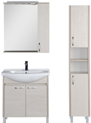 Тумба под раковину Aquanet Донна 80 168931 Дуб светлый