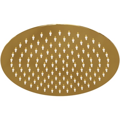 Верхний душ WasserKRAFT Sauer A208 Золото глянцевое