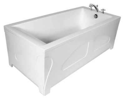 Ванна из искусственного камня Эстет Дельта 180x80 Белая