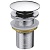 Донный клапан Creavit SF030 click-clack Хром