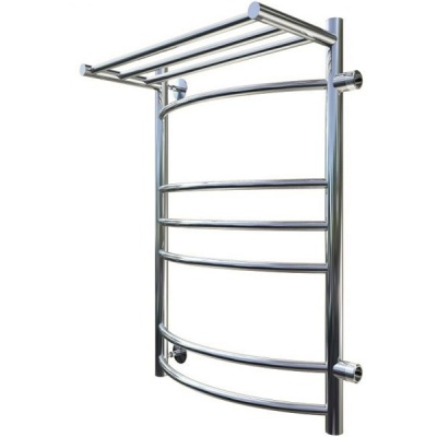 Водяной полотенцесушитель Тругор Приоритет 3 П ПМ 80x50 с полкой L Хром