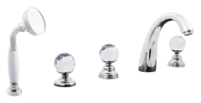 Смеситель на борт ванны Rav Slezak Brilliance176.5P хром