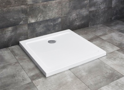 Акриловый поддон для душа Radaway Doros C 90x90x5 белый