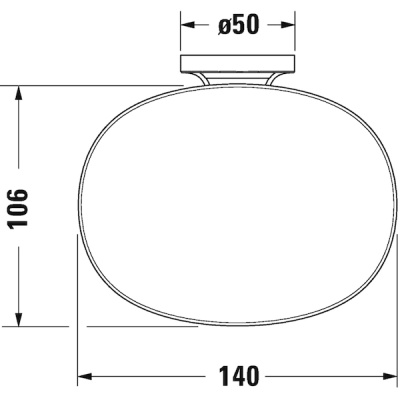 Мыльница настенная Duravit Starck T 0099334600 Черный матовый