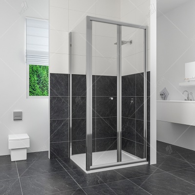 Душевой уголок RGW Classik CL-31 100x100 профиль Хром стекло прозрачное