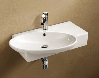 Раковина WeltWasser Aisbach 5093 R 76 10000003879 Белый глянец