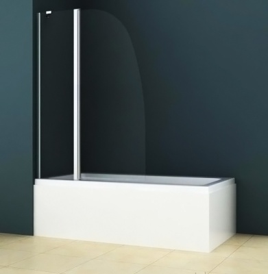 Шторка на ванну Azario AZ-142BS 100x140 профиль хром, стекло прозрачное Шторка на ванну Azario AZ-142BS 100x140 профиль хром, стекло прозрачное