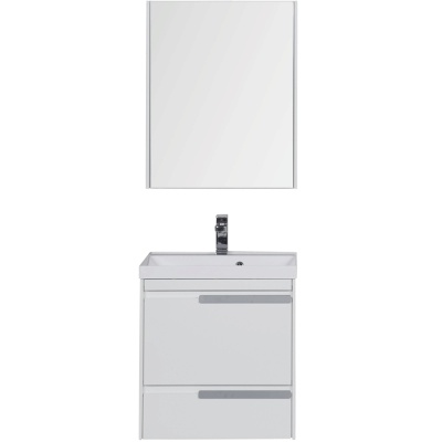 Комплект мебели для ванной Aquanet Тиволи 60 180558 подвесной Белый