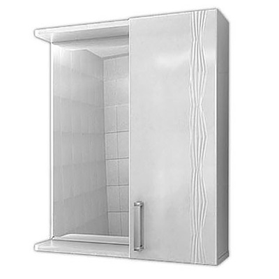 Зеркало со шкафом Vigo Atlantic 16-600 R с подсветкой Белое