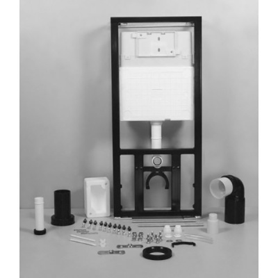 Комплект унитаза с инсталляцией Vitra Sento L-Box 9830b003-7207 с сиденьем Микролифт и клавишей смыва Хром