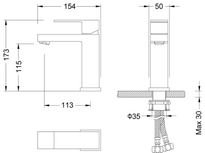 Смеситель для раковины Timo Selene 2061/00F Хром