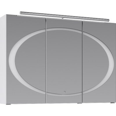 Зеркальный шкаф Aqwella Clarberg Dune 120 DUN0412 с подсветкой Белый