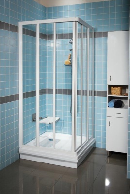 Дверь для душевого уголка Ravak Supernova ASRV3-80 белый+Гpапе