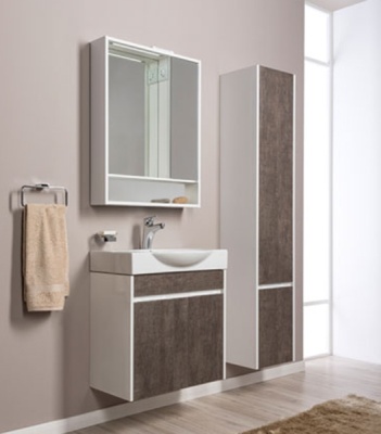 Тумба под раковину Aquanet Коста 65 188406 подвесная Дуб антик Белая