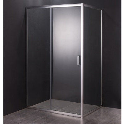 Душевая перегородка Orange E03-090TCR 90 профиль Хром стекло прозрачное