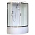 Душевая кабина Royal Bath ВК 120x80 RB8120BK1-M-CH-R стекло матовое задние стенки Белые