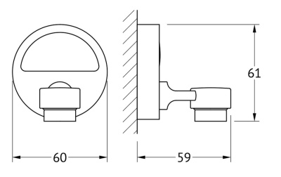Мыльница FBS Luxia 005 Хром
