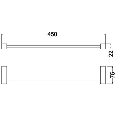 Держатель для полотенец Schein Rembrandt 06813 Хром