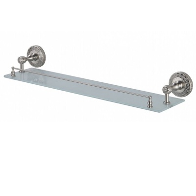 Стеклянная полка ZorG SL AZR 15 SL Серебро