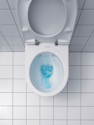 Комплект унитаза Geberit Renova 500.124.TC.R с инсталляцией Duofix с сиденьем Микролифт и клавишей смыва Хром глянцевый