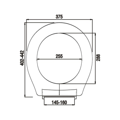 Сиденье для унитаза Milardo 010PP00M31 Белое
