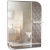 Зеркало Mixline Шарм Вьюн 55 537543 с полкой с пескоструйным рисунком