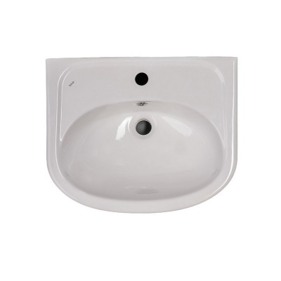 Тумба с раковиной Runo Эко 50 Белая/Лиственница